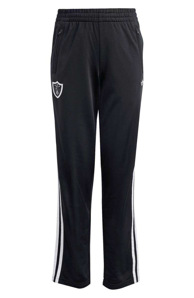 adidas Originals x Disney Kids' Firebird Track Pants, Main, color, Black/ White