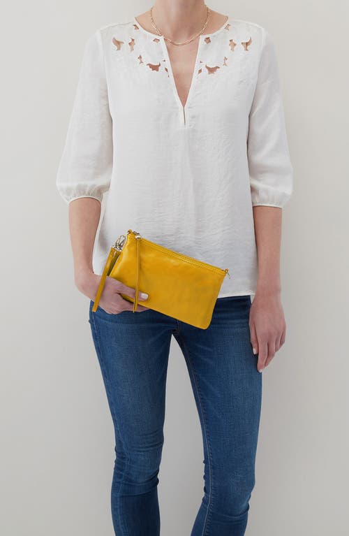 Hobo Darcy Convertible Leather Crossbody Bag In Yellow