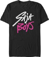 KPop Demon Hunters Men's KPop Demon Hunters Saja Boys Logo Graphic T-Shirt