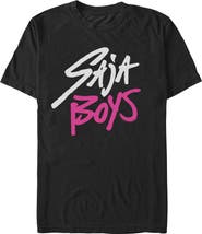 KPop Demon Hunters Men's KPop Demon Hunters Saja Boys Logo Graphic T-Shirt