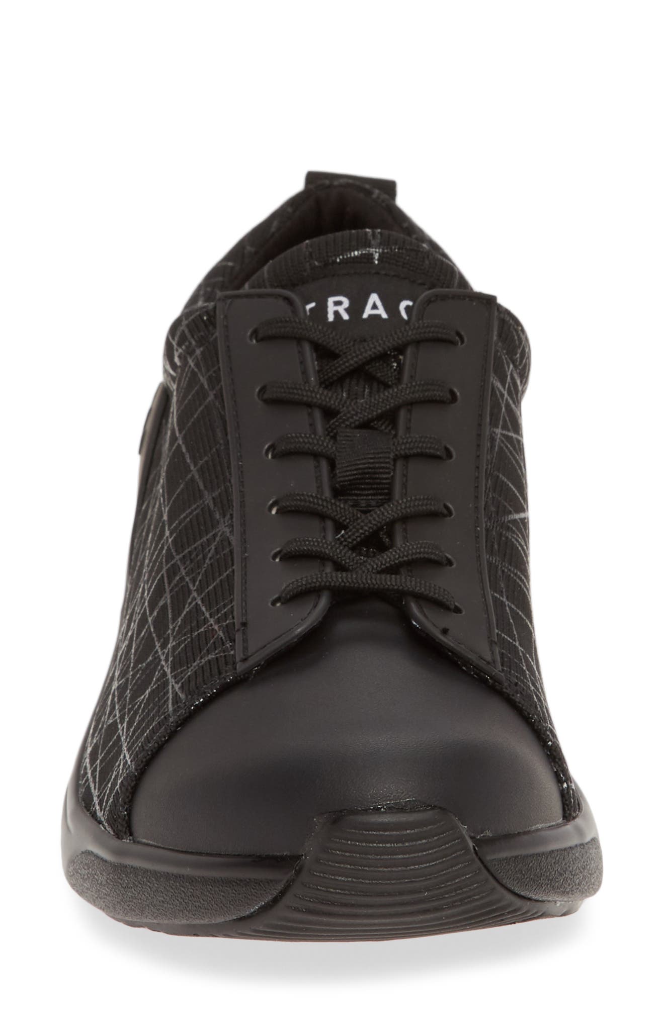 Qest Sneaker, Alternate, color, INTERSECTION BLACK LEATHER