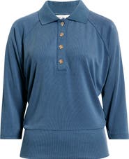 CITY BLUES Raglan Sleeve Polo