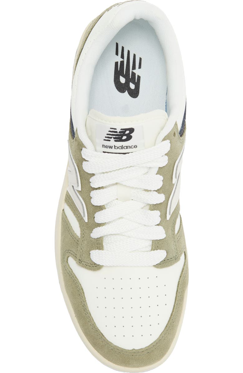 New Balance 480 Basketball Sneaker, Alternate, color, Dark Olivine/ Sea Salt