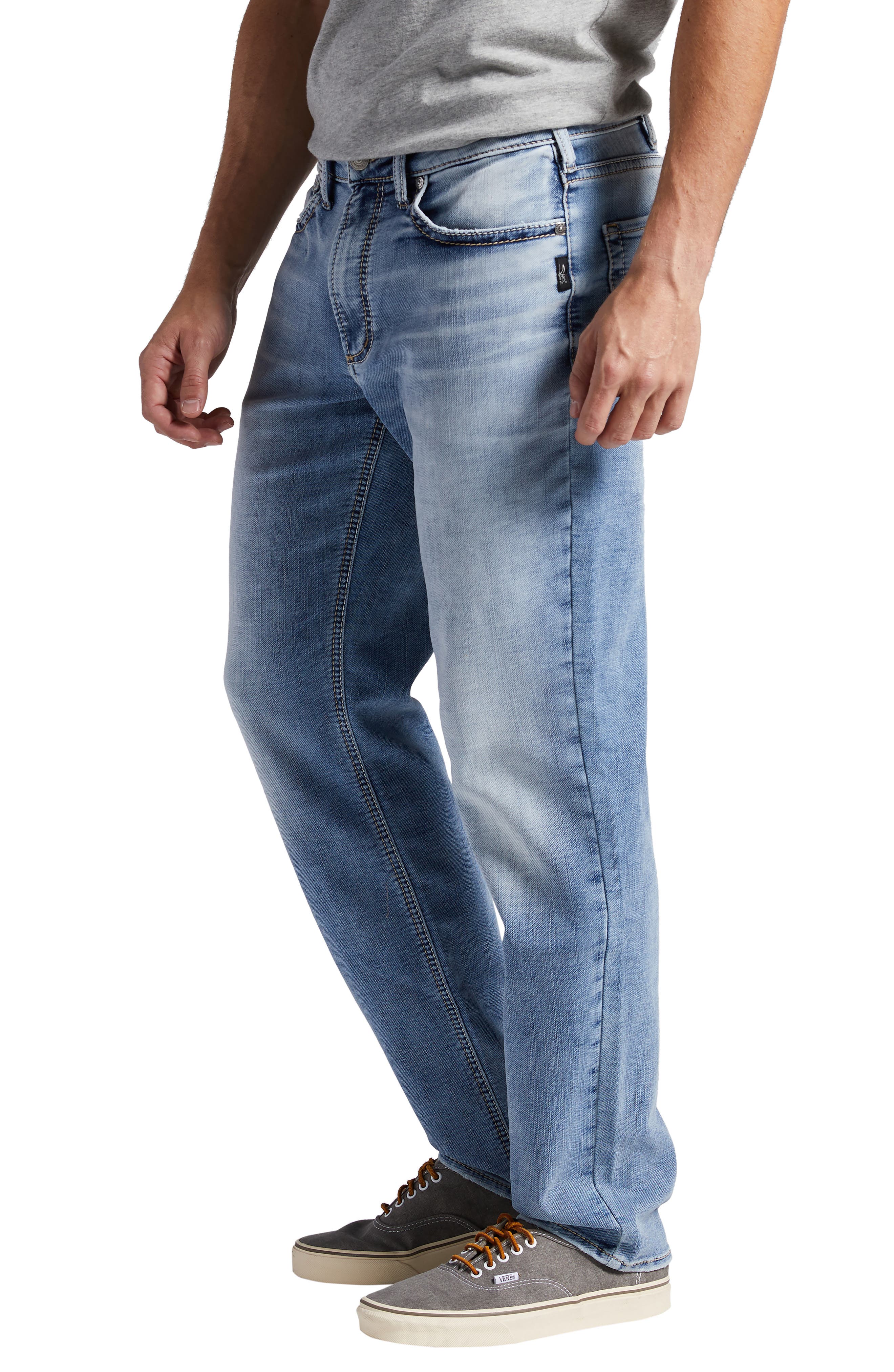 Silver Jeans Co. Eddie Athletic Fit Tapered Jeans (Men) | Nordstromrack