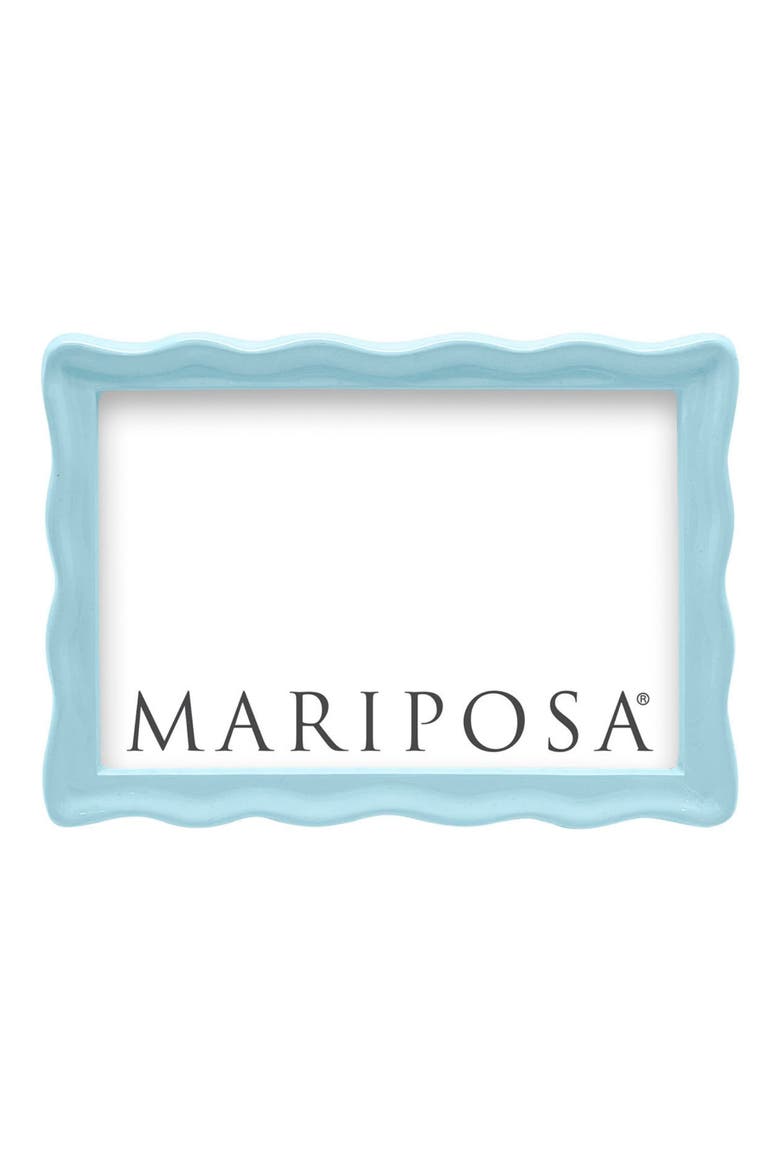 Wavy Picture Frame, Main, color, BLUE