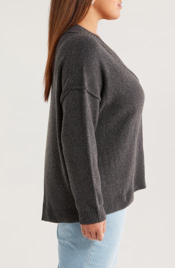 Slouchy V-Neck Sweater