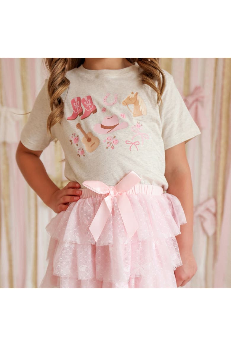 Western Girl Short Sleeve T-Shirt, Alternate, color, Natural Heather