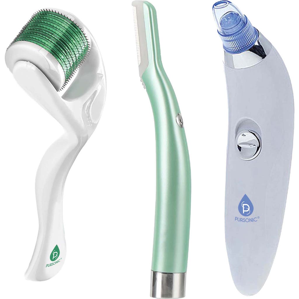 Pursonic Ultimate Skin Smoothing & Rejuvenation Kit In White