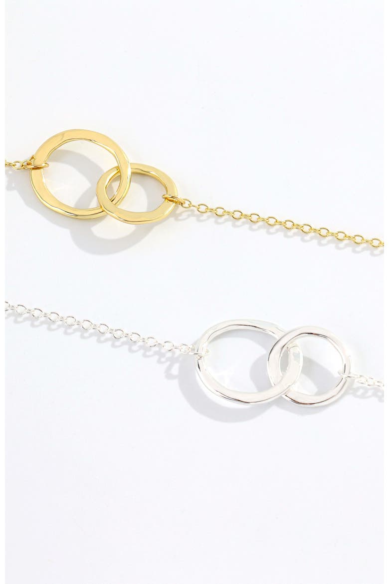 Unity Links Necklace, Alternate, color, Gold