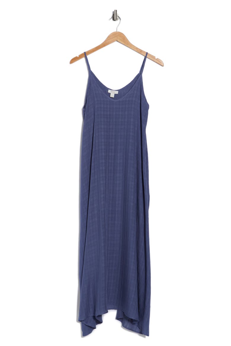 Textured Flowy Cover-Up Dress, Alternate, color, BLUE INDIGO