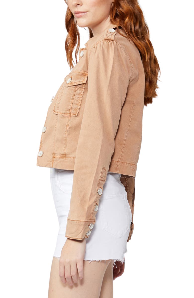 PAIGE Pacey Crop Denim Jacket, Alternate, color, 