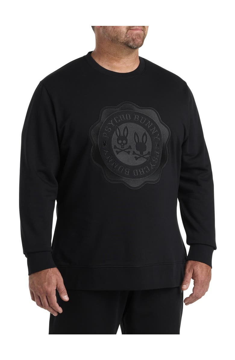 Psycho Bunny Big & Tall London Sweatshirt, Main, color, 