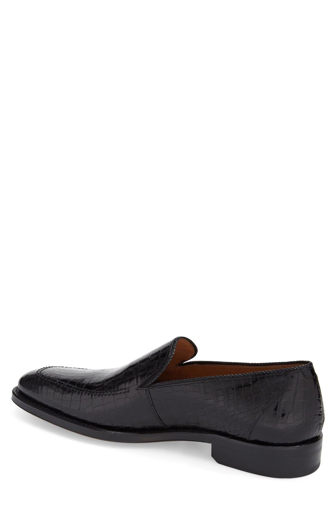 'Budapest' Loafer, Alternate, color, BLACK