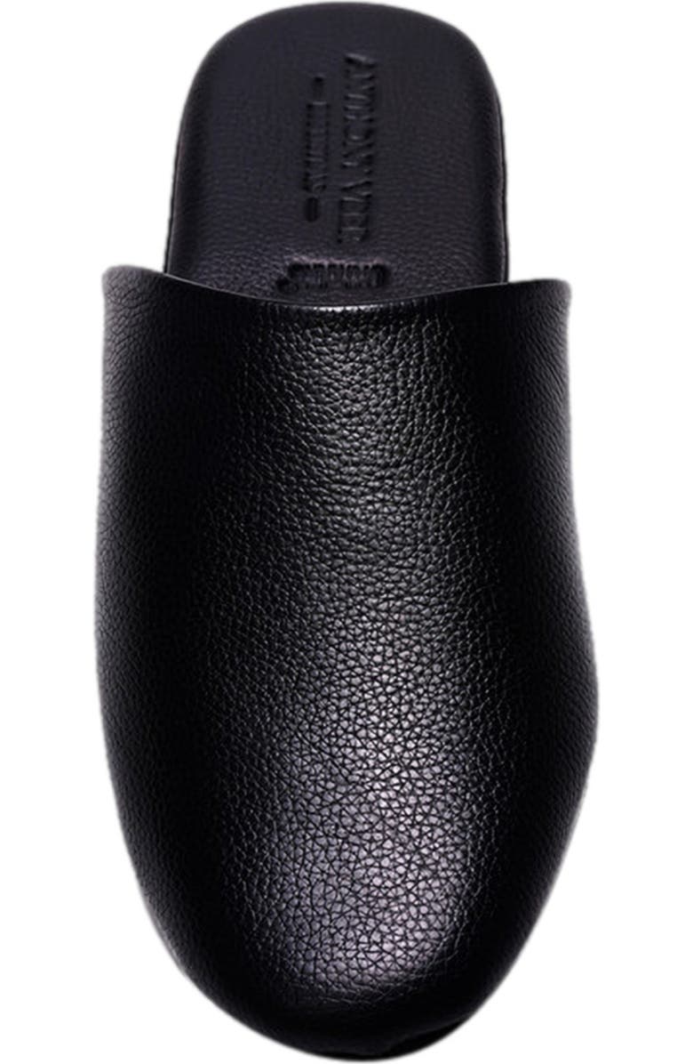 Anthony Veer Clark House Slippers, Alternate, color, Black Pebble Leather
