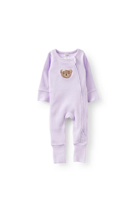 The Billie Long Sleeve Rib Romper