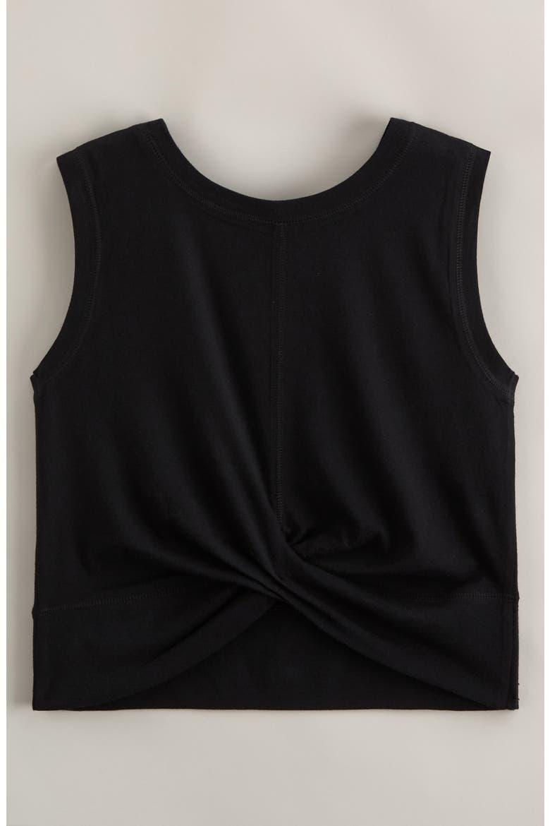 Kids' Turn Back Reversible Tank, Alternate, color, BLACK