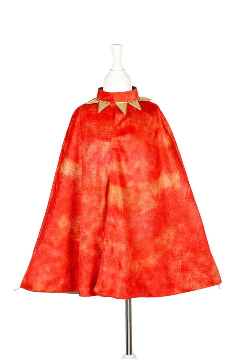 Knight , Red Dragon Reversible Costume Cape (Little Kid)