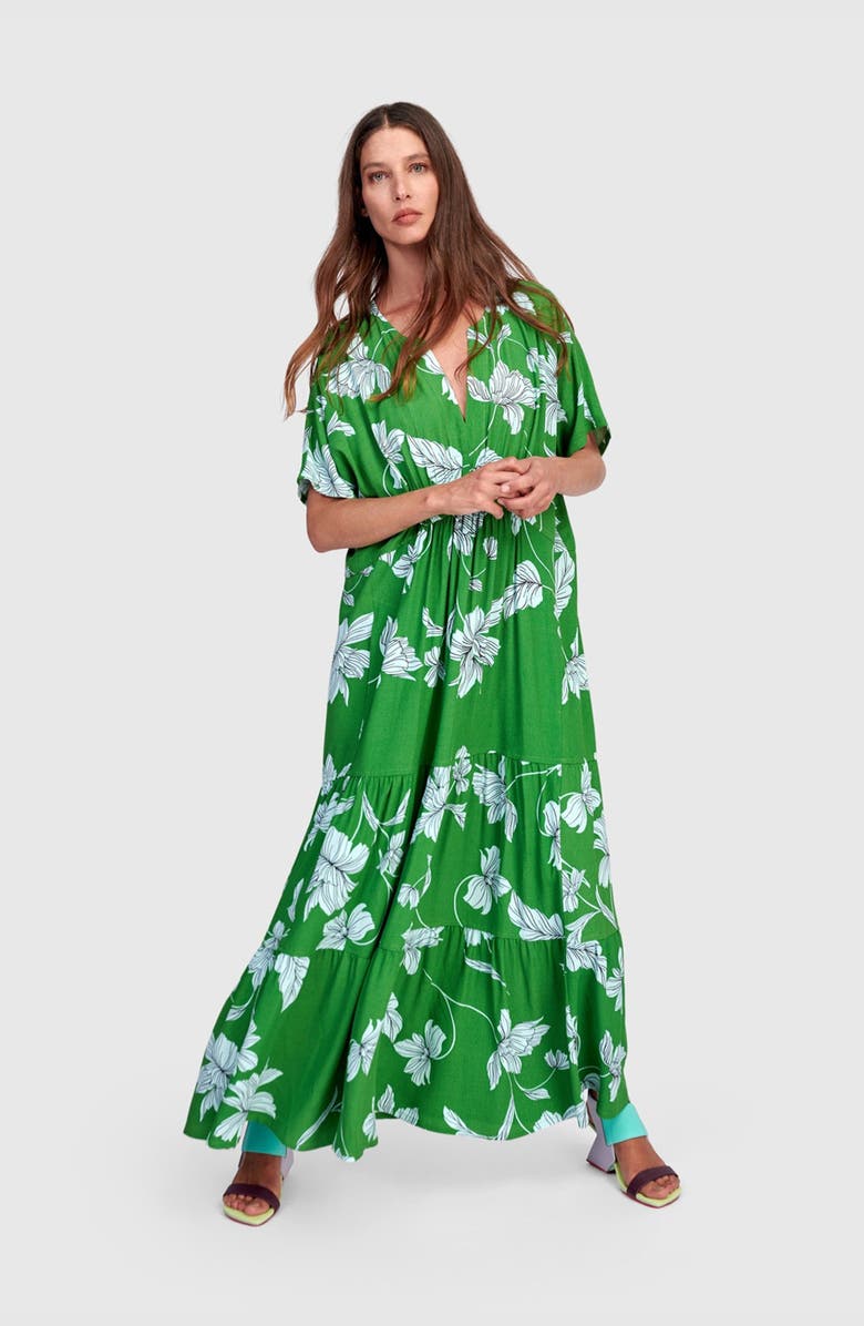 Alembika Tidepool Maxi Dress, Alternate, color, Green