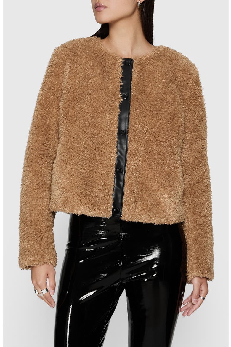 Wyatt Faux Fur Jacket, Main, color, OAT