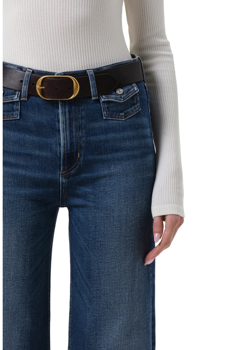 Issy High Waist Wide Leg Jeans, Alternate, color, SARAI MD DK IN