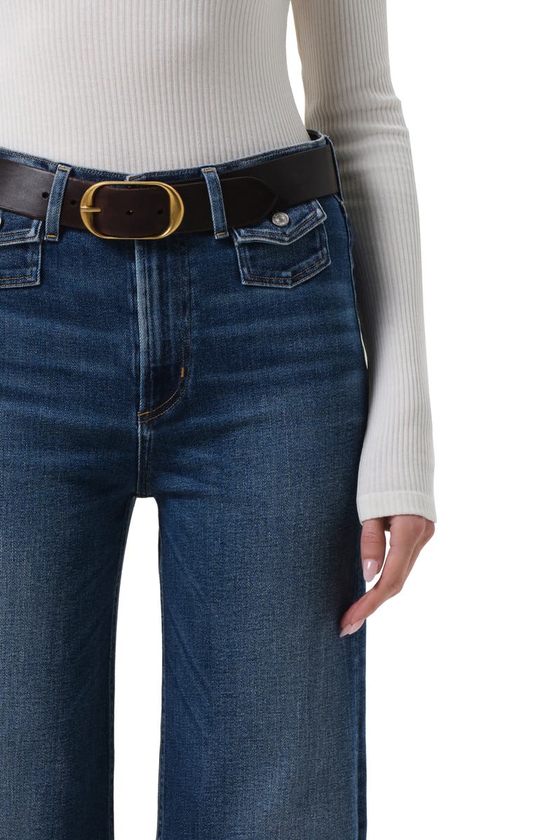 Citizens of Humanity Issy High Waist Wide Leg Jeans, Alternate, color, Sarai Md Dk In