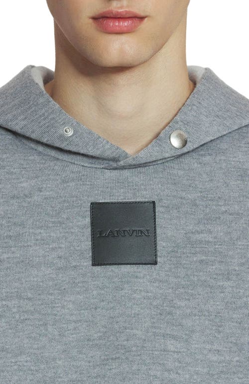 LANVIN LANVIN BAGGY WOOL HOODIE 