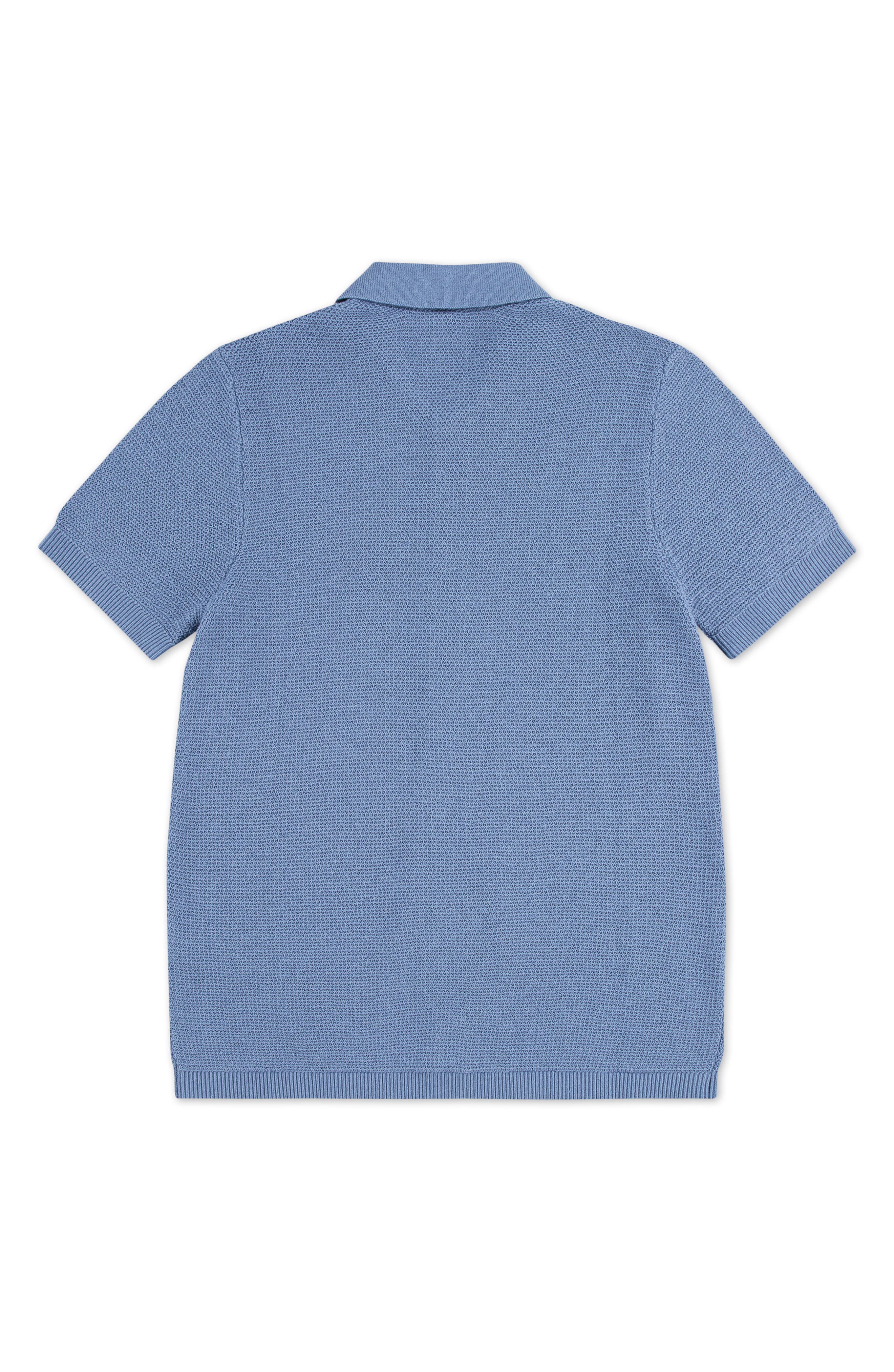 abercrombie kids Kids' Swolo Button-Up Sweater Polo | Nordstromrack