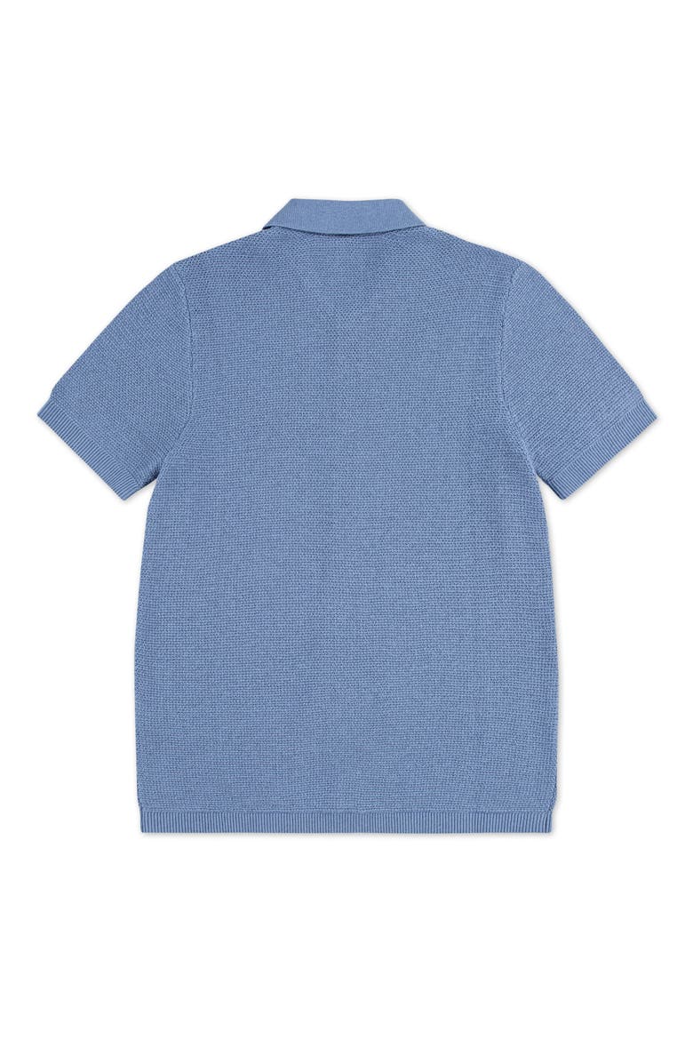 Kids' Swolo Button-Up Sweater Polo, Alternate, color, INFINITY