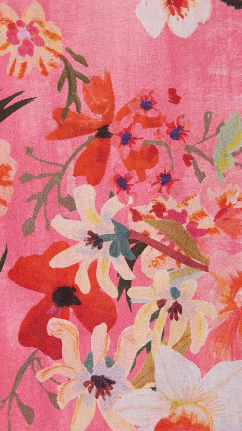The Cat's Pajamas Voile Capri Set In Pink