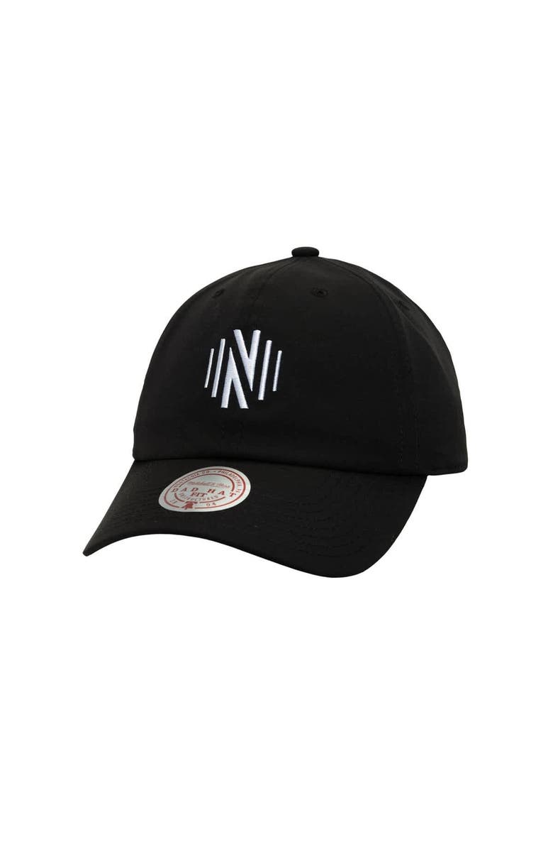 Mitchell & Ness Men's Mitchell & Ness Black Nashville SC Perfect Strapback Adjustable Hat, Main, color, 
