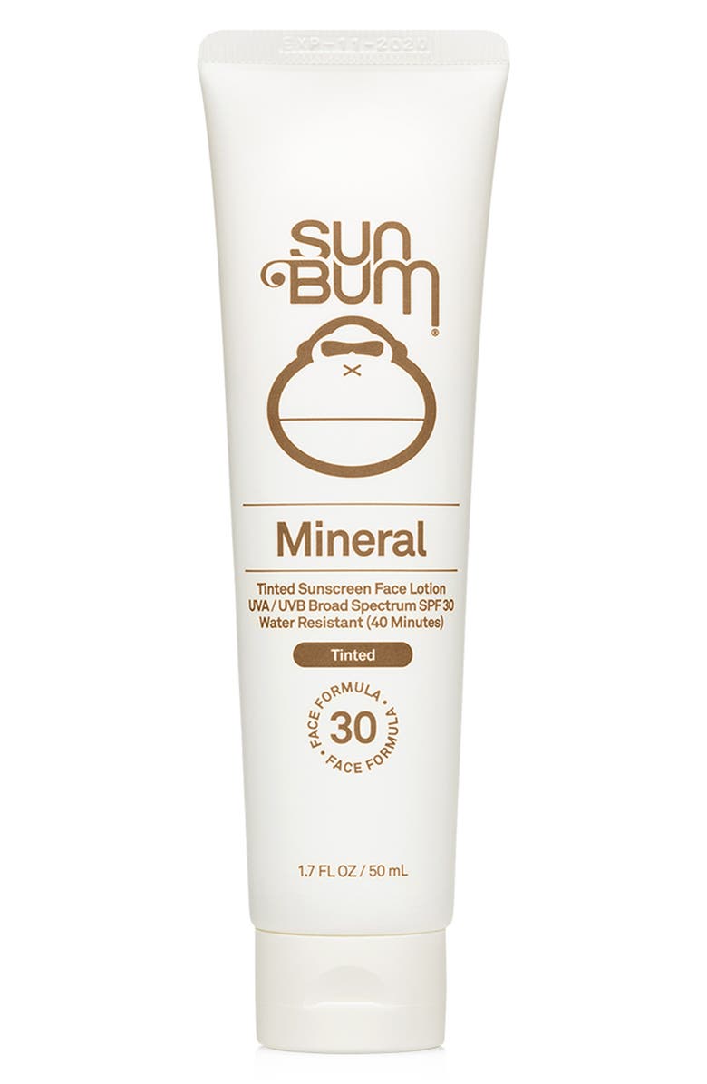 Sun Bum Mineral SPF 30 Sunscreen Tinted Face Lotion - 1.7 oz., Main, color, 