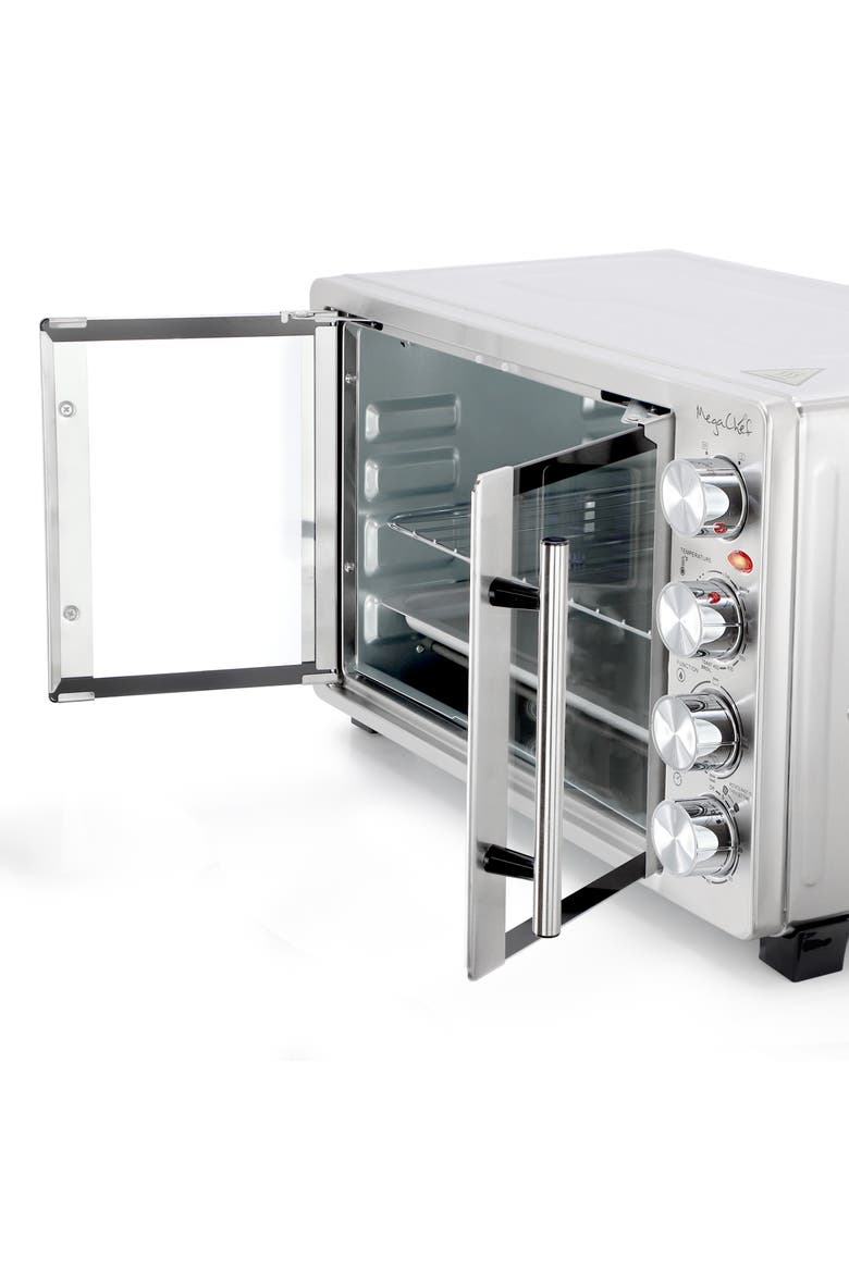 31.7 Quart French Door Electric Toaster Oven, Alternate, color, Grey
