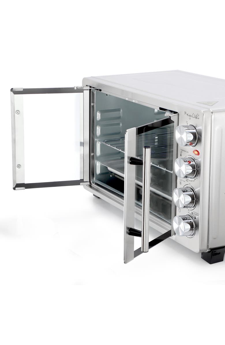 Megachef 31.7 Quart French Door Multi-Function Electric Toaster Oven, Alternate, color, Grey