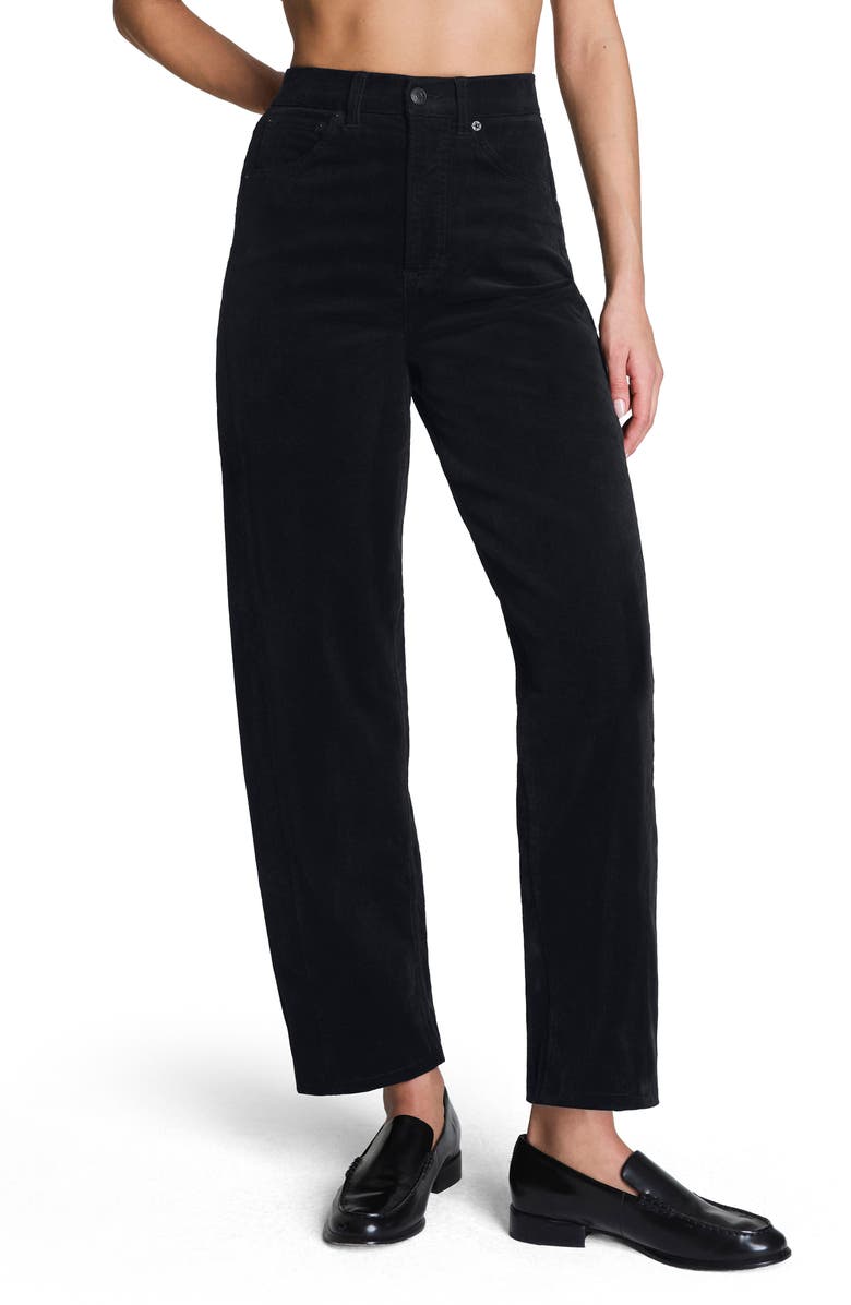 SPANX<sup>®</sup> Corduroy Barrel Pants, Main, color, Classic Black