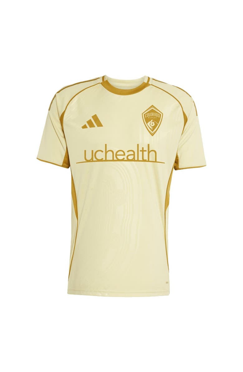 adidas Men's adidas Tan Colorado Rapids 2025 One Planet Pre-Match Top, Alternate, color, Tan