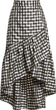 Eliza J Ruffle Asymmetrical Skirt