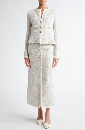 Metallic Tweed Jacket