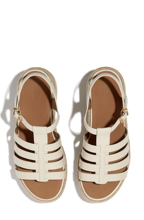 Fitflop Espadrille Platform Wedge Sandal In Paris Beige