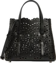 Alaïa Mina Leather Top Handle Bag