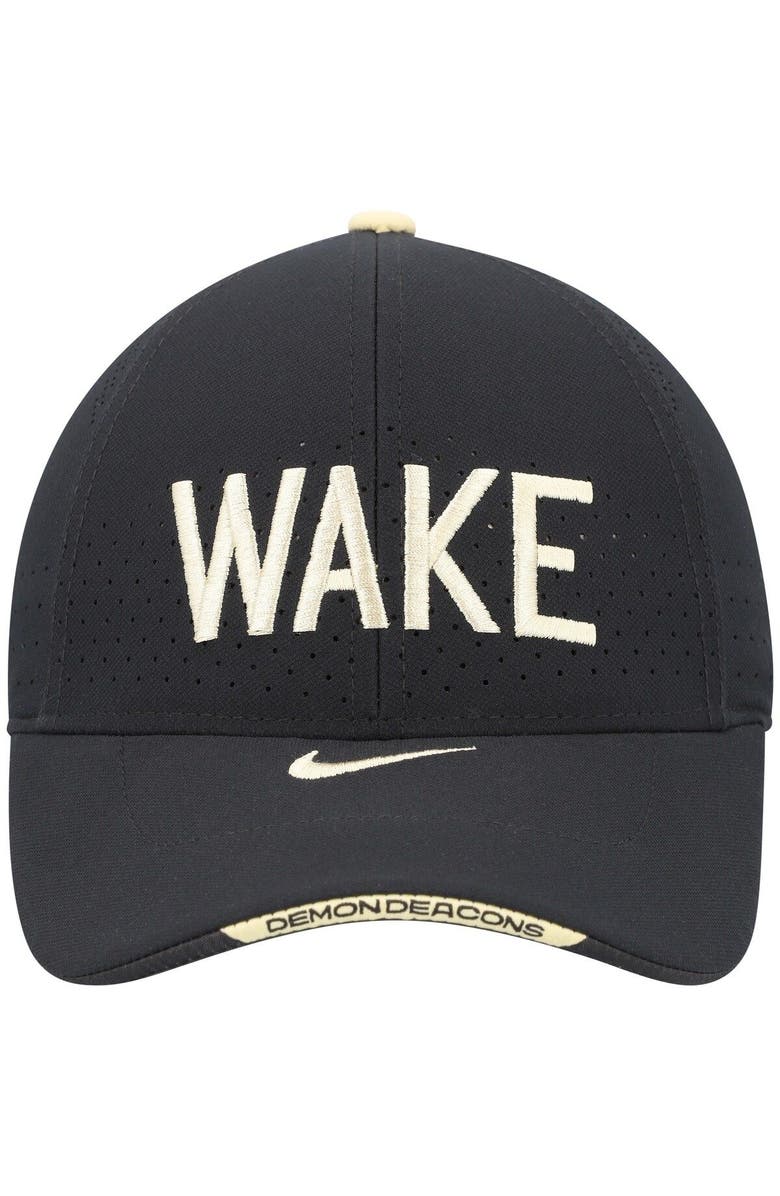 Nike Youth Nike Black Wake Forest Demon Deacons Legacy91 Adjustable Hat, Alternate, color,