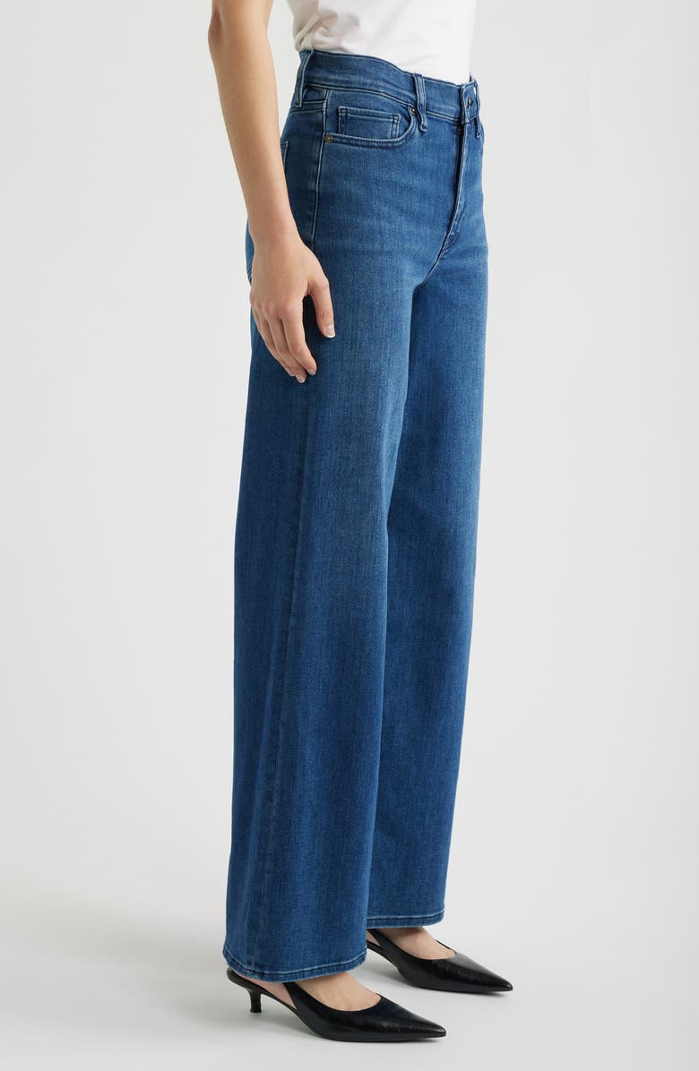 FRAME Le Slim Palazzo High Waist Wide Leg Jeans, Alternate, color, Aubade