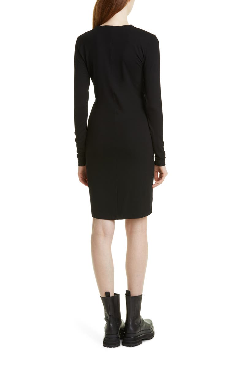 Birgitte Herskind Anna Gathered Long Sleeve Body-Con Dress, Alternate, color, 