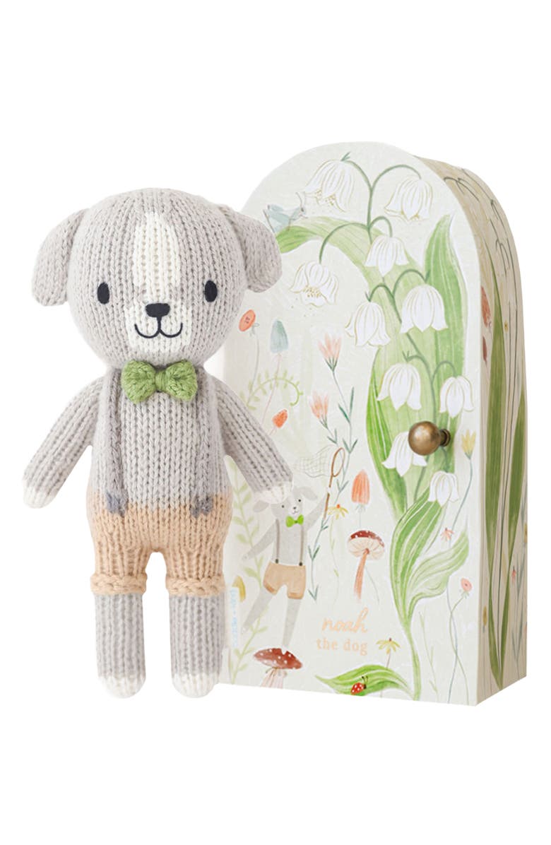 cuddle+kind Tiny Noah the Dog Stuffed Animal, Alternate, color, Grey