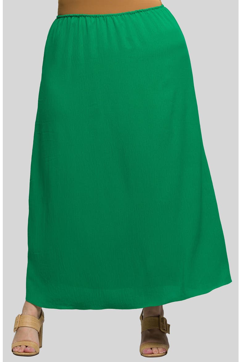 Pull-On Maxi Skirt, Main, color, GREEN