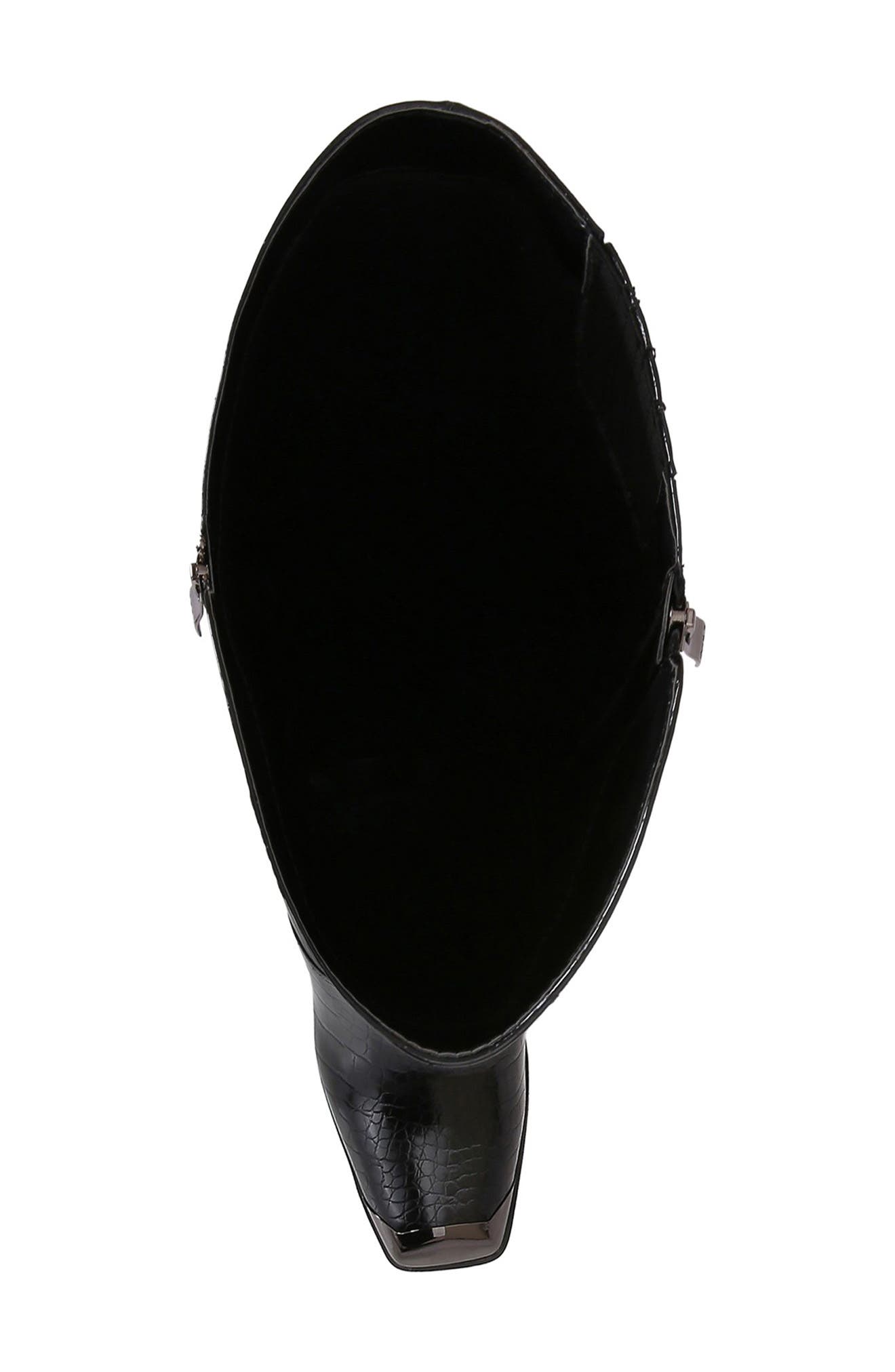 NINETY UNION Lux Block Heel Knee High Boot, Alternate, color, Black