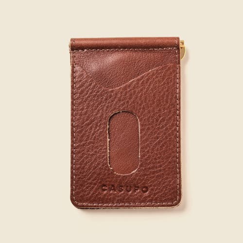 Casupo Money Clip Wallet In Brown