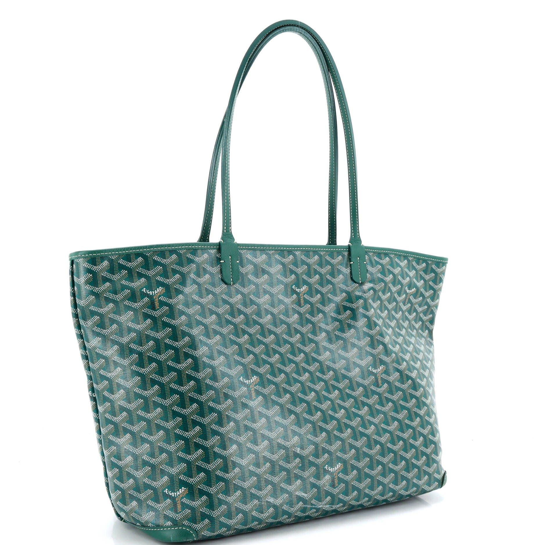 Pre-Owned Goyard Artois Tote Coated Canvas GM, Alternate, color, Green