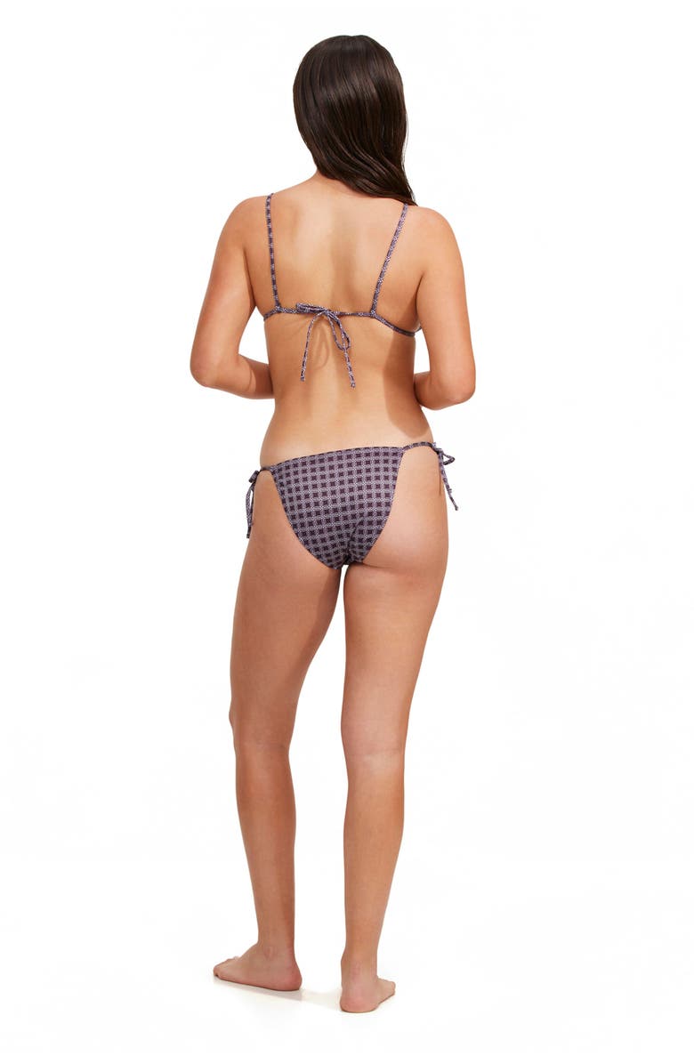 Luma Gottex Retro Touch Triangle Bikini Top, Alternate, color, Multi Plum