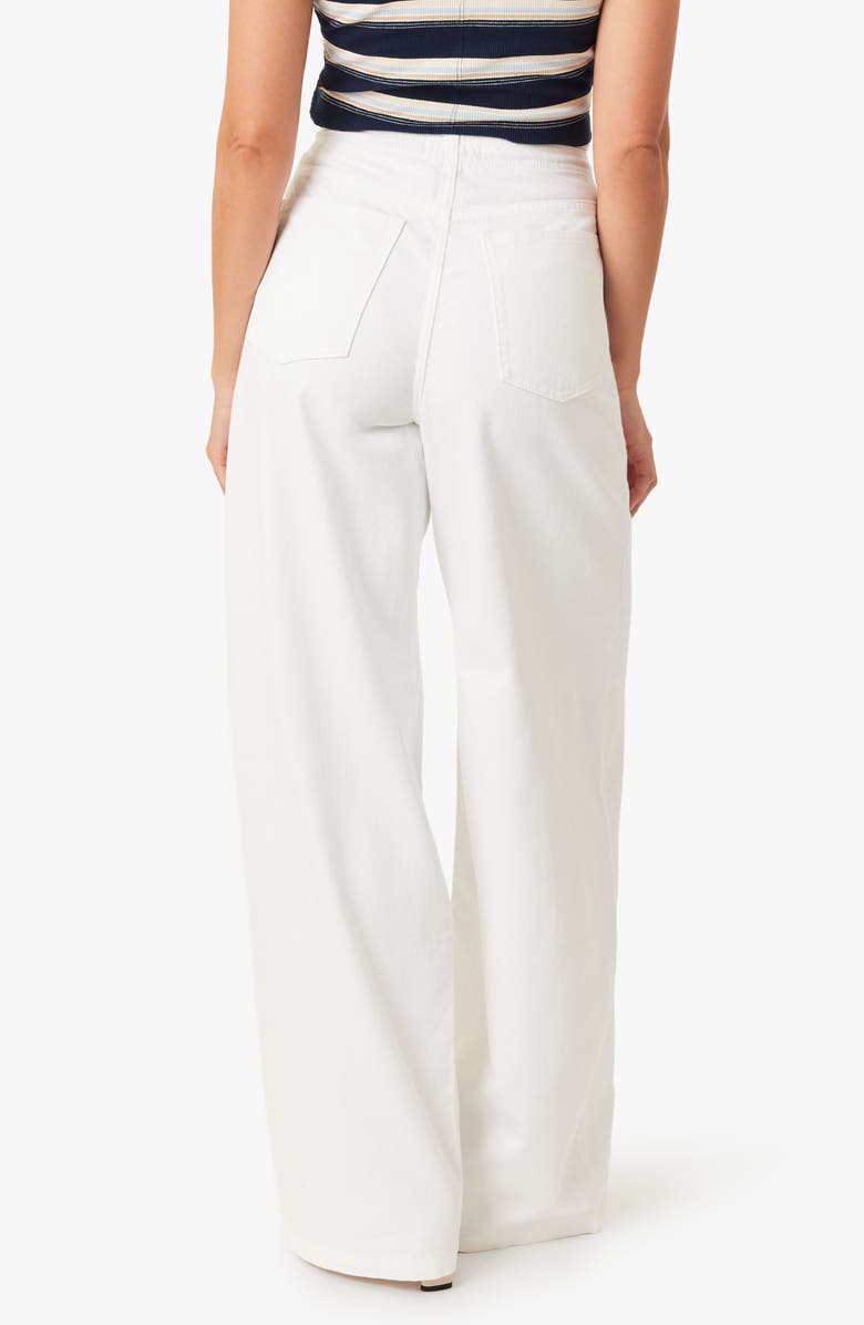 Habitual Lia Drawstring Wide Leg Jeans, Alternate, color, White