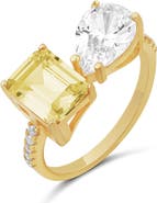 SHYMI Cubic Zirconia Cocktail Ring